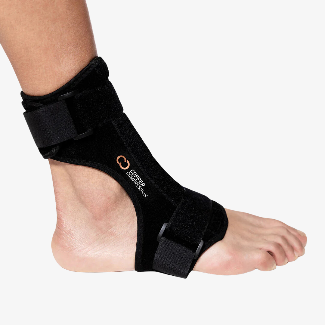 Copper Compression Plantar Fasciitis Night Splint Drop Foot Brace and Dorsal P