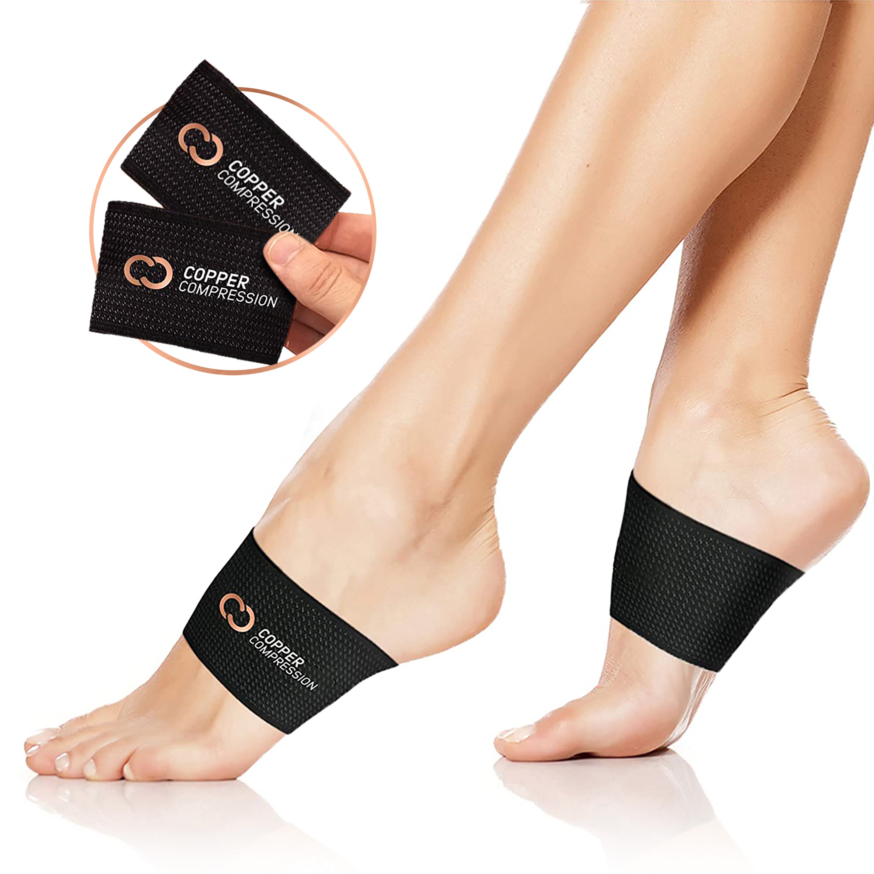 Copper Fit Compression Socks With Arch Support