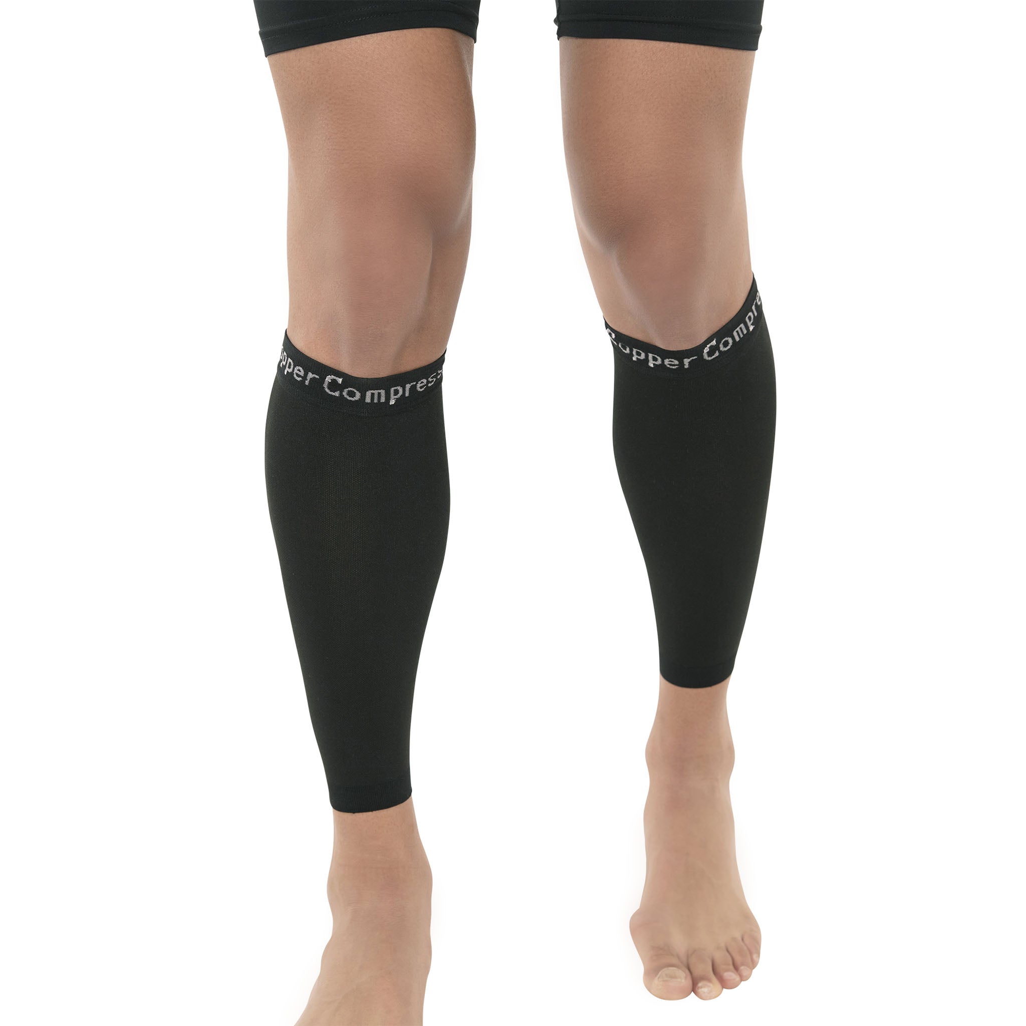 Thigh Compression Recovery Sleeve by Copper HEAL - leg compression sleeve  Recover from Sore Pulled Hamstring and Groin Strain Pain Sprains Tendinitis
