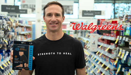 Drew Brees and Copper Compression Touchdown at Walgreens, Revolutionizing Recovery from Online to Aisle