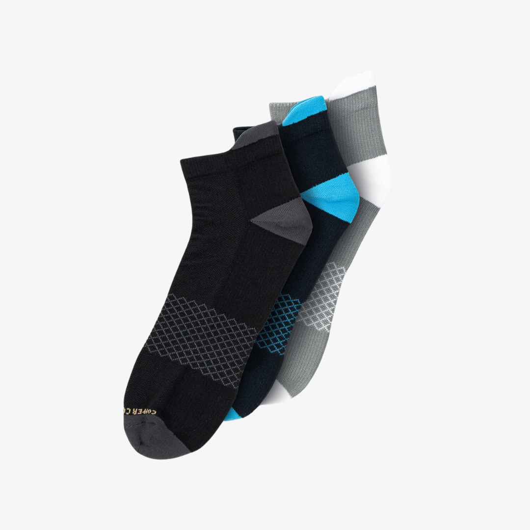 Powerknit Ankle Sport Socks (3 Pairs) – Copper Compression