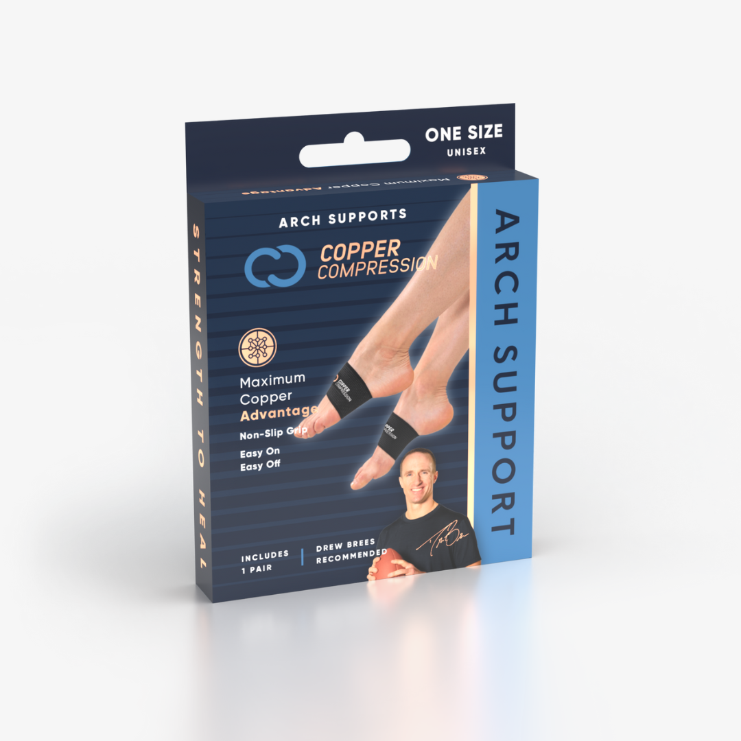 Foot Arch Support - Copper-Infused for Arthritis Pain Relief – Copper ...