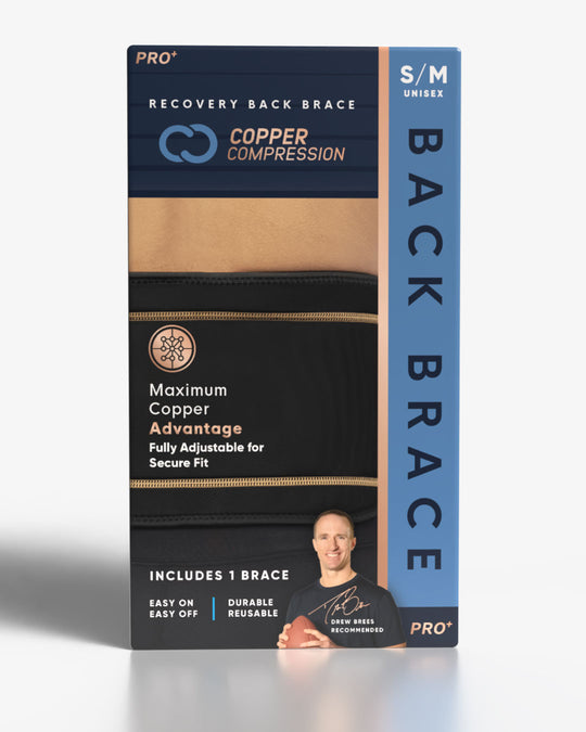 Back Support - Copper Compression Back Wear