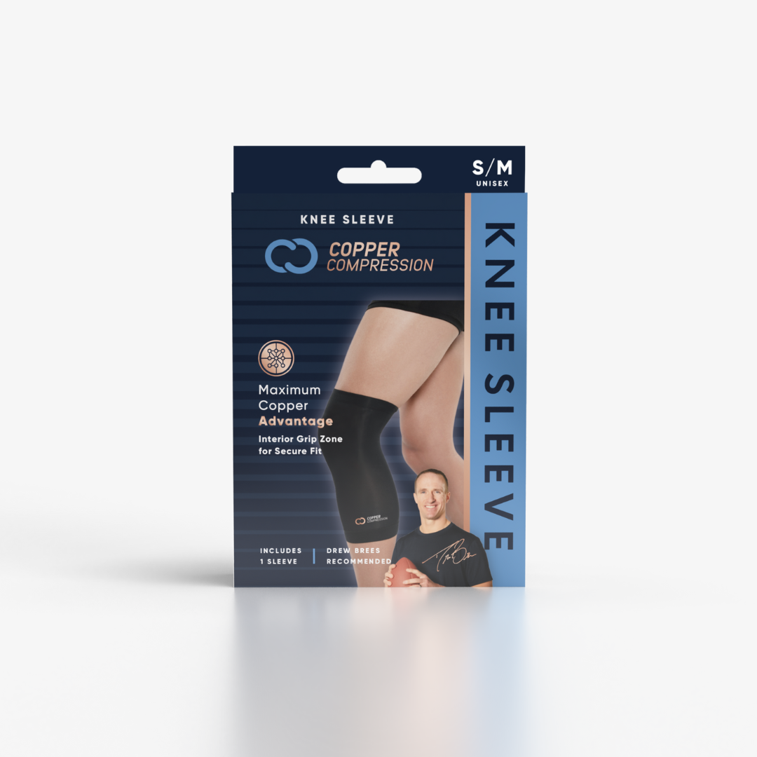 Copper Compression Knee Sleeve Maximum Copper Advantage