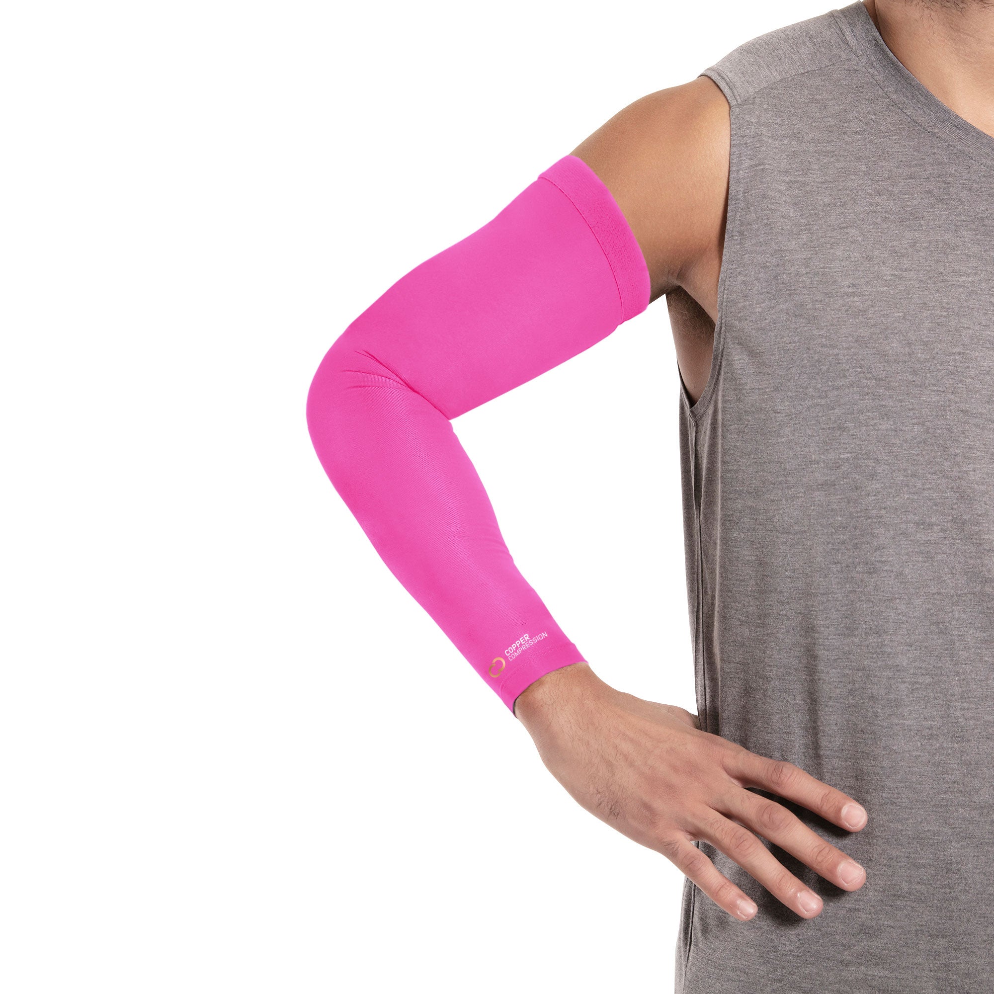 Copper Compression Arm Sleeve for Men and Women