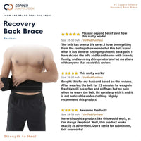 Load image into Gallery viewer, Copper Compression Recovery Back Brace