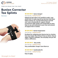 Load image into Gallery viewer, Copper Compression Bunion Corrector Toe Splints