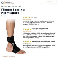 Load image into Gallery viewer, Copper Compression Drop Foot Brace and Dorsal Plantar Fasciitis Night Splint