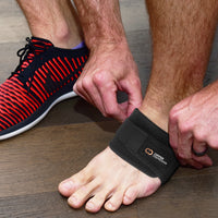 Load image into Gallery viewer, Copper Compression Adjustable Padded Arch Support
