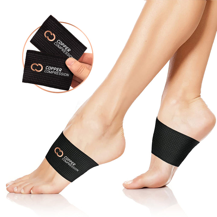 Foot Arch Support - Copper-Infused for Arthritis Pain Relief
