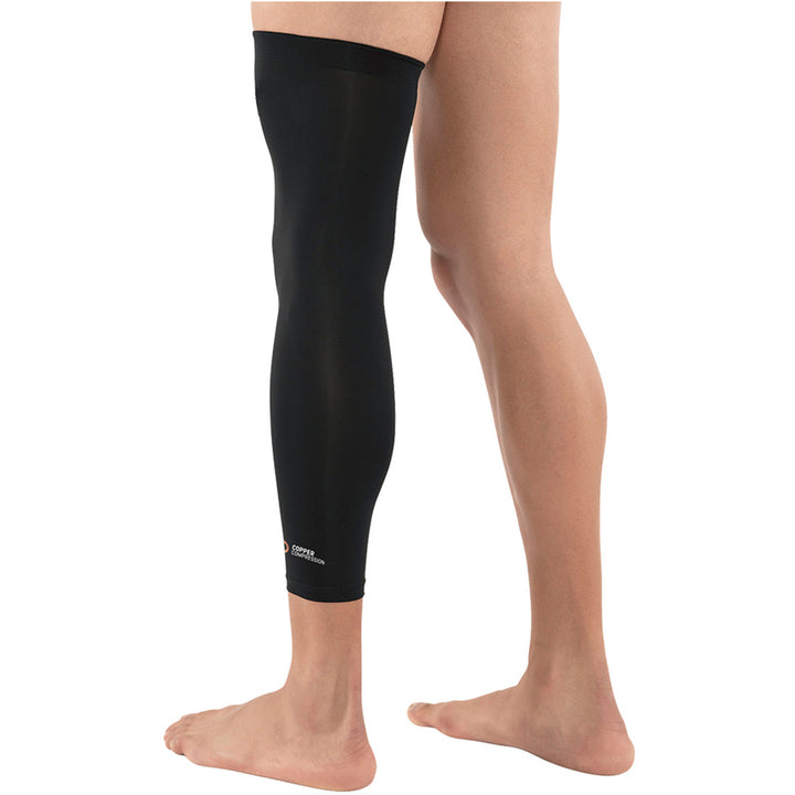 Leg Compression Sleeve Black – SUPPORT FOR YOUR HEALTH