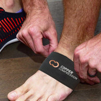 Load image into Gallery viewer, Copper Compression Padded Arch Support