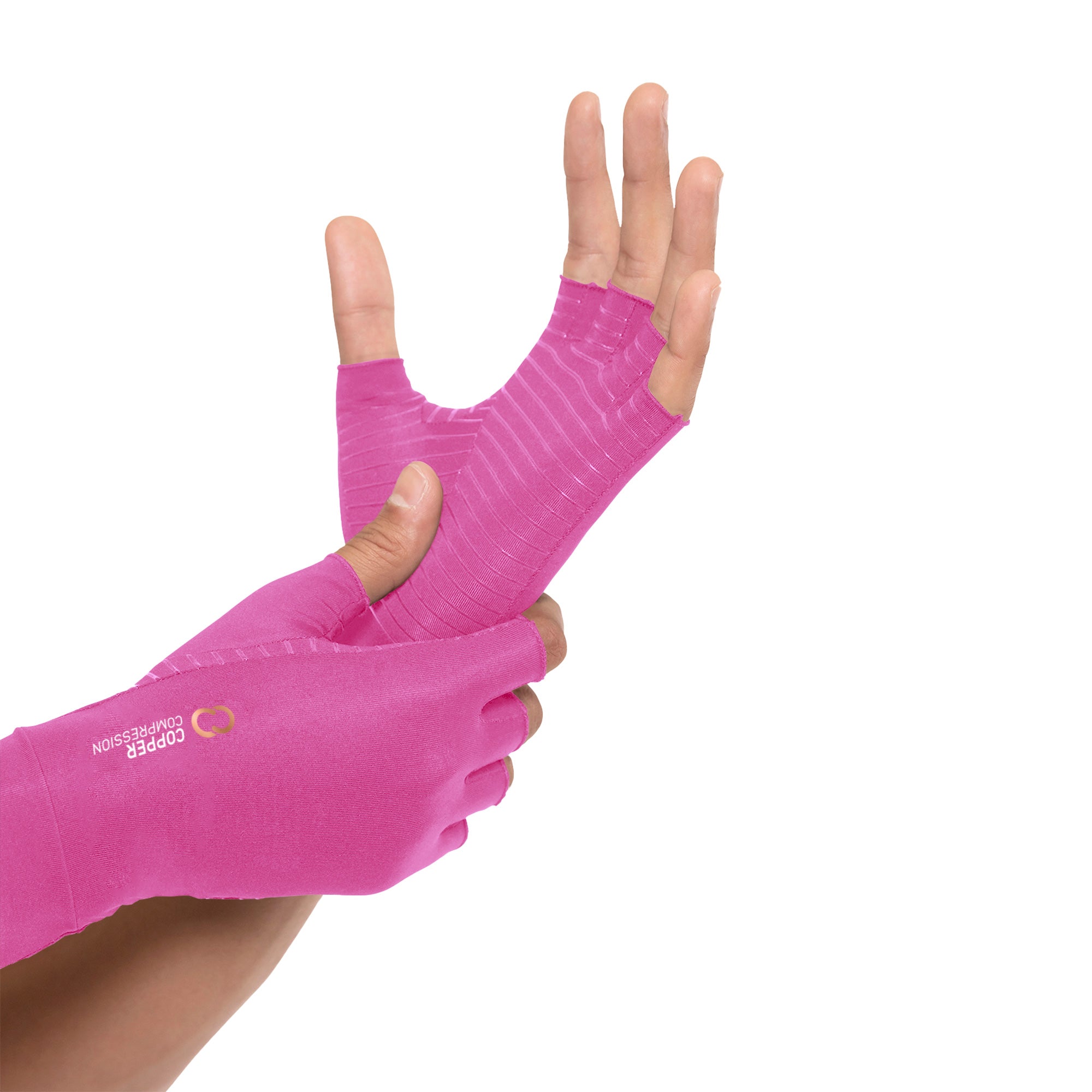 Copper Compression Arthritis Gloves- Half Finger
