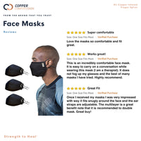 Load image into Gallery viewer, Copper Compression Copper Infused Face Mask 6-pack