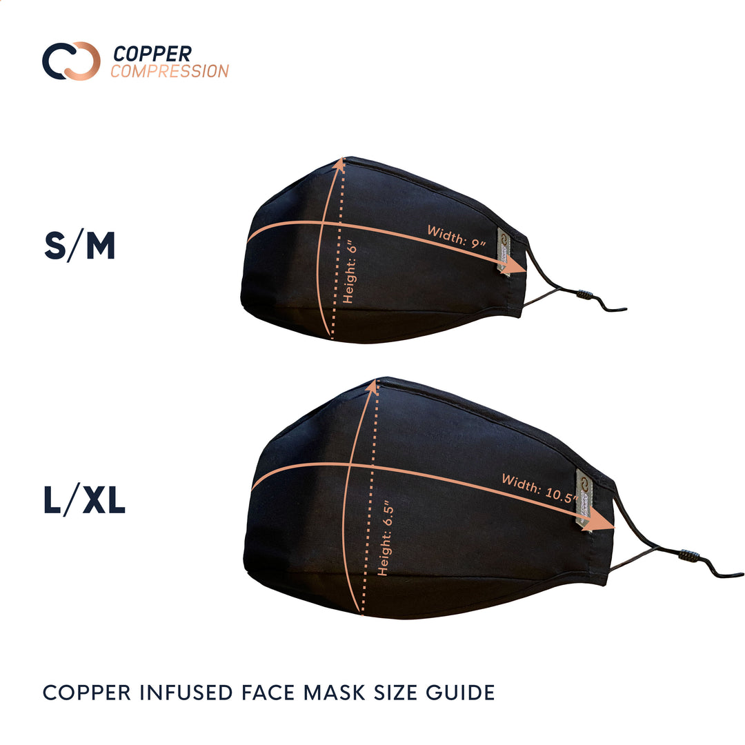 Copper Infused Face Mask- 2 Pack