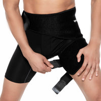 Load image into Gallery viewer, Copper Compression Groin Thigh Sleeve and Hip Support Wrap