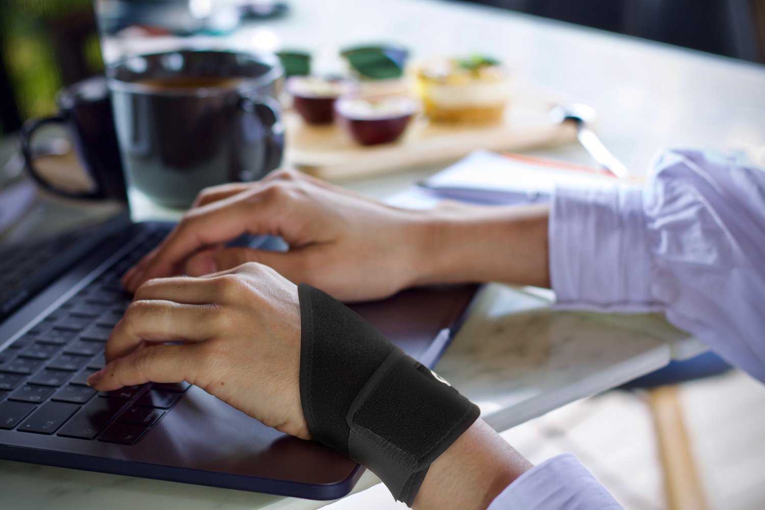 CopperInfused Wrist Wrap for Joint Support One Size Fits All