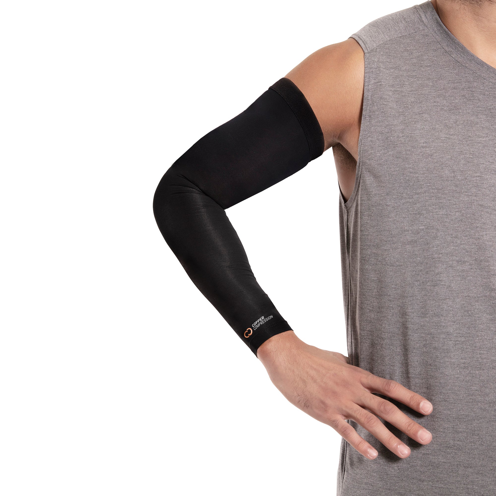 Copper Arm Sleeve | Black | Unisex | Small | Copper Compression