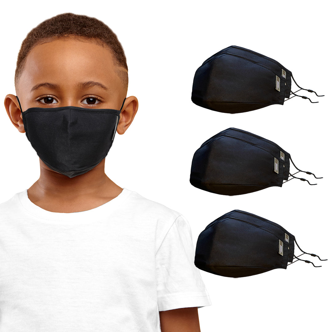 Copper Infused Face Mask - Youth Size/XS - 6-pack