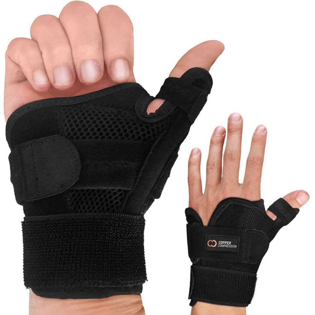 Copper-Infused Thumb Brace for Pain - Unisex Custom Fit – Copper Compression